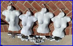 10 TEN Mannequin Female Torso White women shirt dress form hanger shop display