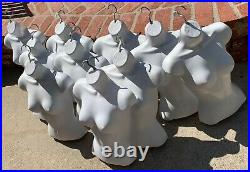 10 TEN Mannequin Female Torso White women shirt dress form hanger shop display