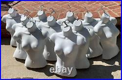 10 TEN Mannequin Female Torso White women shirt dress form hanger shop display