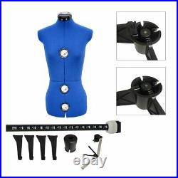 13 Dials Adjustable Dress Form Sewing Display Female Mannequin Torso Stand Large