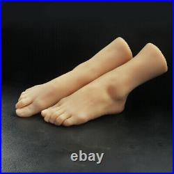 1X Silicone Mannequin Jewelry Female Feet Model One Right Or Left Display Female