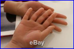 1 Pair Lifesize Men Hands Soft Silicone Hand Mannequin Male Model Glove Display