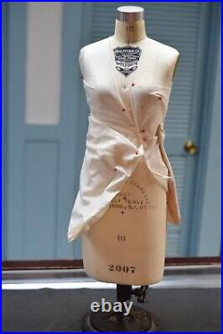 2007 Wolfform Co Half Scale Dress Form Size 10 For Garment Designers & Students