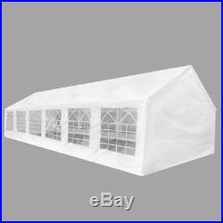 20' x 40' White Outdoor Gazebo Canopy Wedding Party Tent 14 Removable Walls