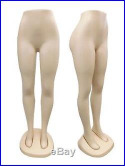 2- Mannequins Lady Lower Torso Display Brazil Body Female Leg Mannequins