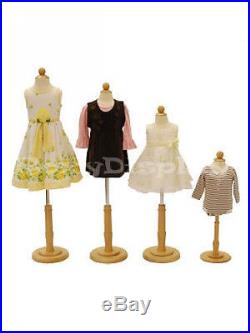 4 pcs Children Mannequin Manequin Manikin Dress Form #JF-C06M 1T 2T 3/4T Group