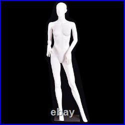5.8 FT Female Mannequin Manikin with Metal Stand Plastic Full Body Mannequin