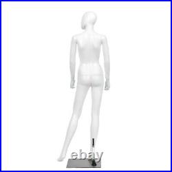 5.8 ft Full Body Female Mannequin Egghead Manikin with Metal Stand US