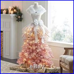 5' Ft Pink Dress Form Mannequin Xmas Holiday Prelit Tree Store Front Display