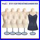 5_Pack_Female_Torso_Body_Mannequin_Display_Dress_Forms_FLESH_with_Stand_Hanger_01_furs