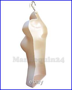 5 Pack Female Torso Body Mannequin Display Dress Forms FLESH with Stand + Hanger