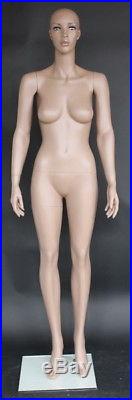 5 ft 10 in African American Female Mannequin Black Wig Face Make up SFW4BT