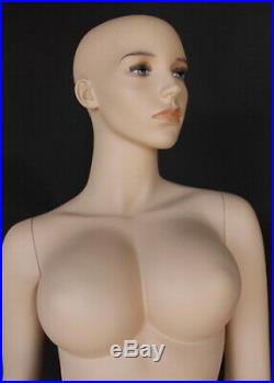 5 ft 10 in Female Fullsize Mannequin Skintone Face Make up Blonde Wig SFS-83FT 