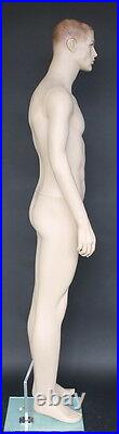 5 ft 10 in Small Size Male Mannequin, flesh tone with face make up NEW SFM72FT