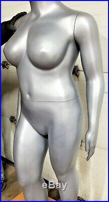 5 ft 6 in Headless Female Plus-Size Mannequin Magnetic Arms NEW In Sealed Boxes