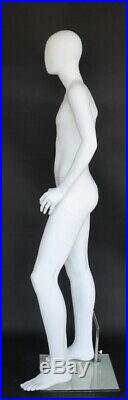 5 ft 7 in H Small Size Male Adult Full Size Mannequin Abstract Head CB19E-WT new