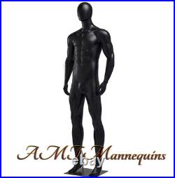 6FT4 Male Muscular Full Body Dress Form, Abstract Plastic Mannequin #MC-JSFM1