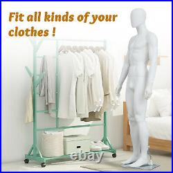 6 Ft Male Full Body Mannequin Dress Form Display Manikin Torso Stand Realistic