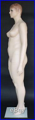 6 ft 1 in PLUS SIZE Female Mannequin Skintone Finish Face Make up PLUS6-FT