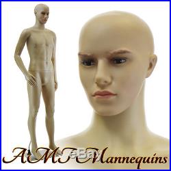 6ft1 -Male mannequin w. Removable head/arm, head rotates, manequin, manikin-CM1