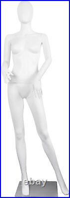 70 Female Mannequin Dress Model Full Body Plastic Detachable Metal Base