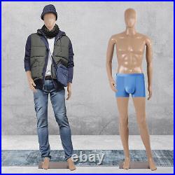 73 Male Mannequin Adult Realistic Full Body Dress Form Mannequin Detachable