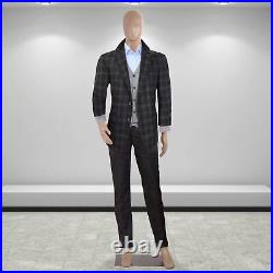 73 Male Mannequin Adult Realistic Full Body Dress Form Mannequin Detachable