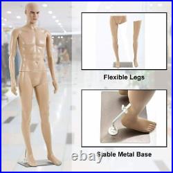 73 Male Mannequin Detachable Manikin Mannequin Stand Torso Dress Form Full Body