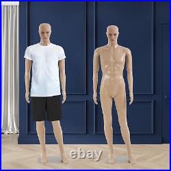 73 Male Mannequin Detachable Torso Manikin Dress Form Full Body Mannequin Stand