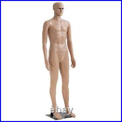 73 Male Mannequin Full Body Realistic Mannequin Display Head Turns Dress Form