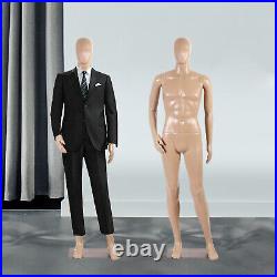 73 Male Mannequin Realistic Torso Manikin Dress Form Full Body Mannequin Stand