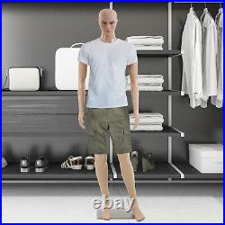 73 Male Mannequin Torso Manikin Dress Form Detachable Full Body Mannequin Stand