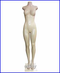 AMKO 9004B Brazilian Style Full Body Mannequin without Arms. Female Torso