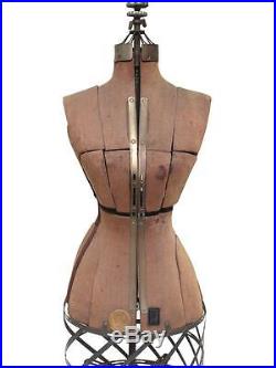 ANTIQUE VICTORIAN VINTAGE DRESS FORM MANNEQUIN, Antique Mannequin since 1900s