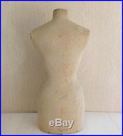 ANTIQUE VINTAGE FRENCH MANNEQUIN DRESS FORM DISPLAY 1950s 1960s Thin woman