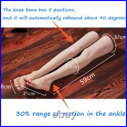 A Pair Mannequin Shoes Long Model Leg Display LIfelike Sexy Female Foot 59cm