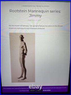 Adel Rootstein Jimmy J, British Model used male mannequin full body