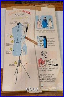 Adjust-O-Matic Dress Form Cardboard Mannequin Sewing Tailor NEW IN BOX