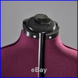 Adjustable Dress Form Mannequin Dressmaker Manikin Torso Heavy Duty Gown Rack