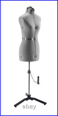 Adjustable Dress Form Mannequin Sewing Dressform withOptional Wheels Small NEW