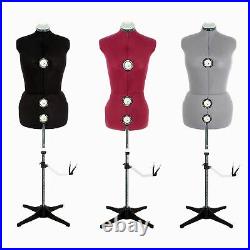 Adjustable Dressmakers Tailor Dummy Sizes 6 to 22 Female Mannequin Fashion A1