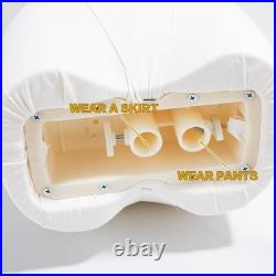 Adjustable Female Dress Form Mannequin with Golden Metal Stand for Clothes Wi