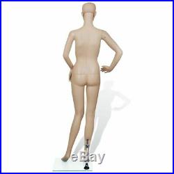 Adjustable Full Body Female Mannequin Torso Dress Form Realistic Display With Base
