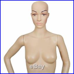 Adjustable Full Body Female Mannequin Torso Dress Form Realistic Display With Base