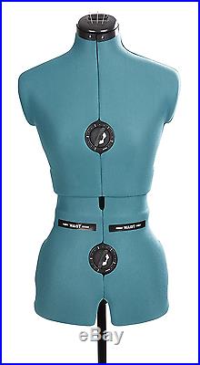 Adjustable Height Neck Bust Back Waist Hips Sew Mannequin Dress Form Small