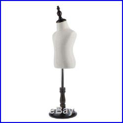 Adjustable Kids Mannequin Torso Dress Form Display Body with Tripod Stand L