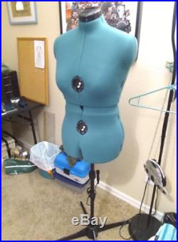 Adjustable Mannequin Dress Form Full Figure Female Torso Tailor Sewing