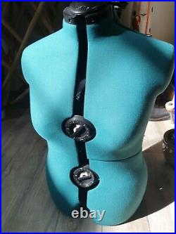 Adjustable Mannequin Dress Form Plus Size Torso Female Tailor Sewing Seamstress