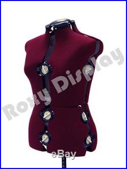 Adjustable Sewing Dress Form Female Mannequin Torso Stand Medium Size #JF-FH-8