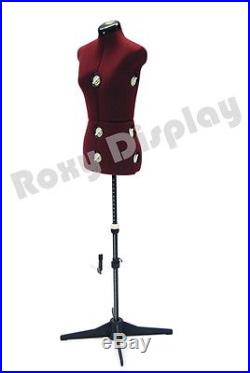 Adjustable Sewing Dress Form Female Mannequin Torso Stand Small Size #JF-FH-2